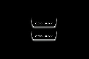 Geely Coolray 2020+ LED Door Sills Illuminated Scuff Coolray Logo Stainless Steel Entry Guards