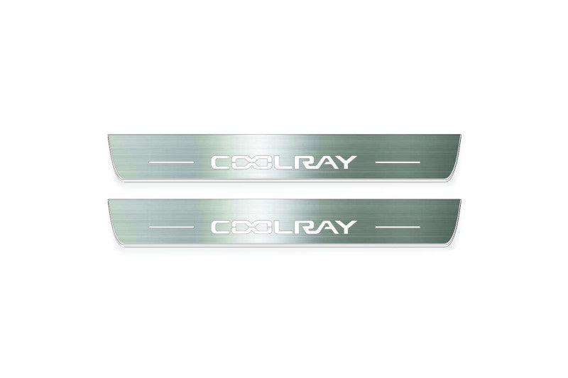 LED door sill plates for Geely Coolray 2020+ with Coolray logo