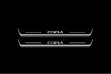 Opel Corsa F 2019+ Stainless Steel LED Door Sills – Corsa Logo