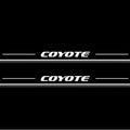 Ford Mustang VI 2015-2023 LED Door Sills Illuminated Scuff Coyote Logo Stainless Steel Entry Guards
