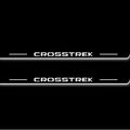 Subaru Crosstrek II 2017-2022 LED Door Sills Illuminated Scuff Crosstrek Logo Stainless Steel Entry Guards