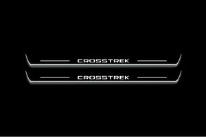 Subaru Crosstrek I Stainless Steel LED Door Sills – Crosstrek Logo