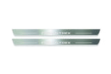 Subaru Crosstrek I Stainless Steel LED Door Sills – Crosstrek Logo