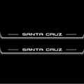 LED door sill plates stainless steel Hyundai Santa Cruz NX4 2021+ with Santa Cruz logo