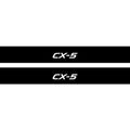 Mazda CX-5 II 2017+ Illuminated Matte Sill Plates with logo CX-5 Mazda Led Door Sills PRO opdesign