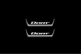 LED door sill plates Dodge Dart 2013+ stainless steel with Dart logo