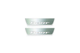 LED door sill plates stainless steel Dodge Dart 2013+ with Dart logo
