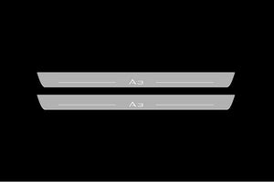 Illuminated LED Door Sill Tread Plates Audi A3 8V 2012-2020 With A3 Logo Audi Led Door Sills decoinfabric