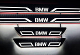 BMW 5 E60 2003+ LED door sill plates with BMW LINE logo