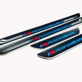 Illuminated LED Door Sill Tread Plates BMW X5 E70 2006-2013 With M Perfomance Logo BMW Led Door Sills opdesign