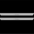Illuminated LED Door Sill Tread Plates Cadillac Escalade IV 2014-2020 With Cadillac Logo Cadillac Led Door Sills decoinfabric