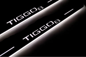 Chery Tiggo 8 2018+ Led Door Sills With Logo Tiggo 8 Chery Led Door Sills decoinfabric
