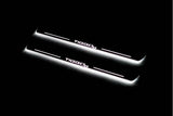 LED door sill plates stainless steel Chery Tiggo 8 2018+ with Tiggo 8 logo