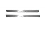 Chery Tiggo 8 2018+ LED door sill plates stainless steel with Tiggo 8 logo
