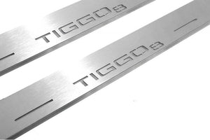 Chery Tiggo 8 2018+ Led Door Sills With Logo Tiggo 8 Chery Led Door Sills decoinfabric