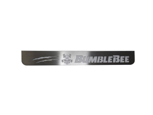 Illuminated LED Door Sill Tread Chevrolet Camaro VI 2016-2024 ММММ With BumbleBee Logo (type 1) Chevrolet Led Door Sills opdesign