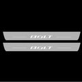 Illuminated LED Door Sill Tread Plates Chevrolet BOLT 2017+ With BOLT Logo Chevrolet Led Door Sills opdesign