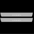 Illuminated LED Door Sill Tread Plates Citroen C4 II 2010-2020 With Citroen Logo Citroen Led Door Sills opdesign