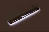 Universal All Years stainless steel LED door sill plates with Custom logo