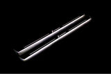 LED door sill plates stainless steel Daewoo Lanos 1997+ with Lanos logo