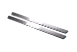 Daewoo Lanos 1997+ LED door sill plates in stainless steel with Lanos logo