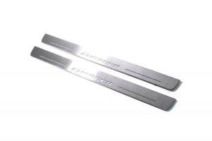 Dodge Charger LD 2011+ stainless steel LED door sill plates with Charger logo