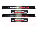 stainless steel door sill plates for Dodge Charger LD 2023+ with MOPAR BEAST logo