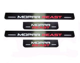 Dodge Charger LD 2011+ LED door sill plates with MOPAR BEAST logo