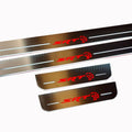 Illuminated LED Door Sill Tread Plates Chrysler 300C II 2011-2023 With HELLCAT Logo Chrysler Led Door Sills opdesign