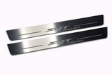 LED door sill plates Dodge Charger LD 2011+ in stainless steel with SRT POWERED logo
