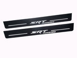 LED door sill plates stainless steel Dodge Charger LD 2011+ with SRT POWERED logo