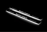 Dodge Charger LD 2011+ stainless steel LED door sill plates with SCAT PACK logo