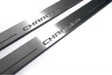 Dodge Charger LD 2011+ stainless steel LED door sill plates with Charger logo
