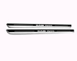 RAM 1500 IV 2009+ stainless steel illuminated door sill protectors with Illuminated RAM 1500 logo
