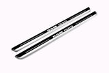 RAM 1500 IV 2009+ stainless steel illuminated door sill protectors with Illuminated RAM 1500 logo