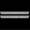 Illuminated LED Door Sill Tread Plates Fiat 500X 2014+ With 500X Logo Fiat Led Door Sills opdesign