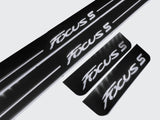 stainless steel LED door sill plates for Ford Focus III 2011+ with Focus S logo