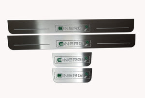 stainless steel LED door sill plates for Ford Fusion II CD4 2012+ with Energi logo