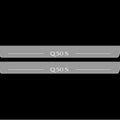 Illuminated LED Door Sill Tread Plates Infiniti Q50 2013-2024 With Q50S Logo Infiniti Led Door Sills opdesign