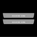 Illuminated LED Door Sill Tread Plates Jeep Wrangler JL 2018+ With Rubicon Logo Jeep Led Door Sills opdesign