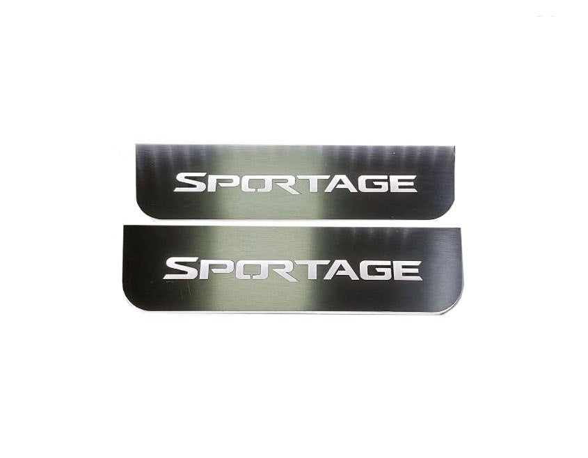 Kia Sportage IV 2015-2022 LED Door Sills Illuminated Scuff Sportage Logo Stainless Steel Entry Guards Door Sills Decoin