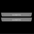 Illuminated LED Door Sill Tread Plates KIA Cerato III 2013-2018 With Cerato Logo KIA Led Door Sills opdesign