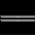 Illuminated LED Door Sill Tread Plates Lexus LX III 2008+ With LX570 Logo Lexus Led Door Sills opdesign