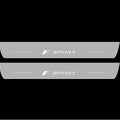 Illuminated LED Door Sill Tread Plates Lexus RX IV 2015-2023 With F Sport Logo Lexus Led Door Sills opdesign