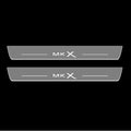 Illuminated LED Door Sill Tread Plates Lincoln MKX II 2016-2018 With MKX Logo Lincoln Led Door Sills opdesign