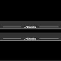 Illuminated LED Door Sill Tread Plates Mazda 3 III 2013-2019 With Axela Logo Mazda Led Door Sills opdesign