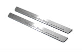 LED door sill plates stainless steel Mercedes CLS X218 2012+ with Mercedes-Benz logo