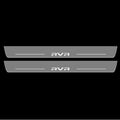 Illuminated LED Door Sill Tread Plates Mitsubishi RVR III 2010+ With RVR Logo Mitsubishi Led Door Sills opdesign