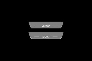 Illuminated LED Door Sill Tread Plates Peugeot 4007 2007-2012 Car Sill With Logo 4007 With 4007 Logo Peugeot Led Door Sills opdesign