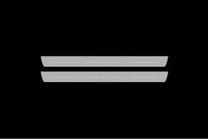 Illuminated LED Door Sill Tread Plates Range Rover IV 2012-2021 Autobiography With Autobiography Logo Range Rover Led Door Sills opdesign
